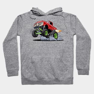 Cartoon monster truck Hoodie